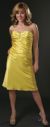 Strapless Rouched Bodice Party Dress in alt color